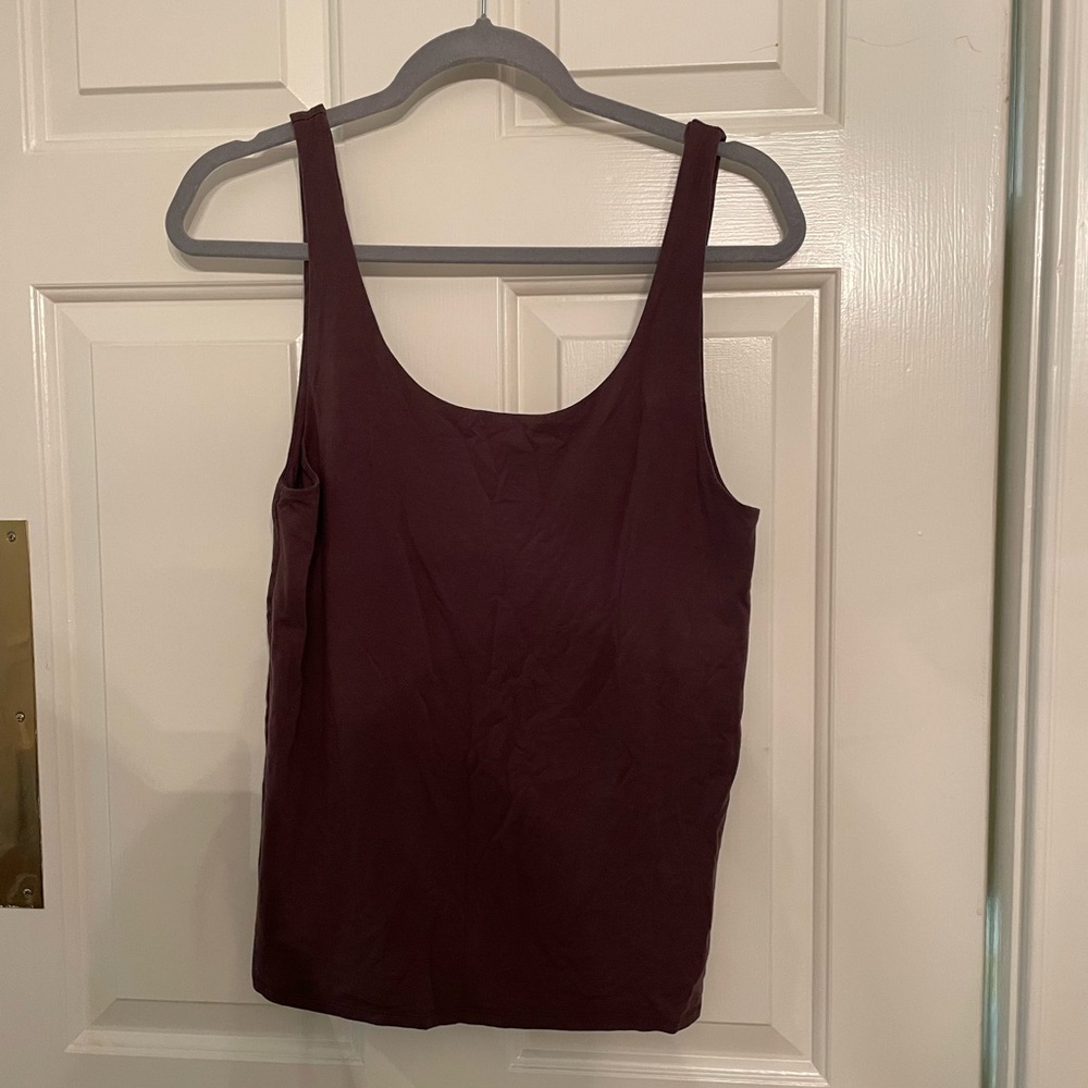 Splendid Brown Fitted Tank Top